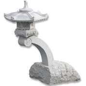 Lanterne Japonaise en Granit - Rankei - H.090 cm